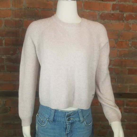 Calvin Klein Jeans Women’s Sweater Heathered Pink/ - Picture 2 of 6